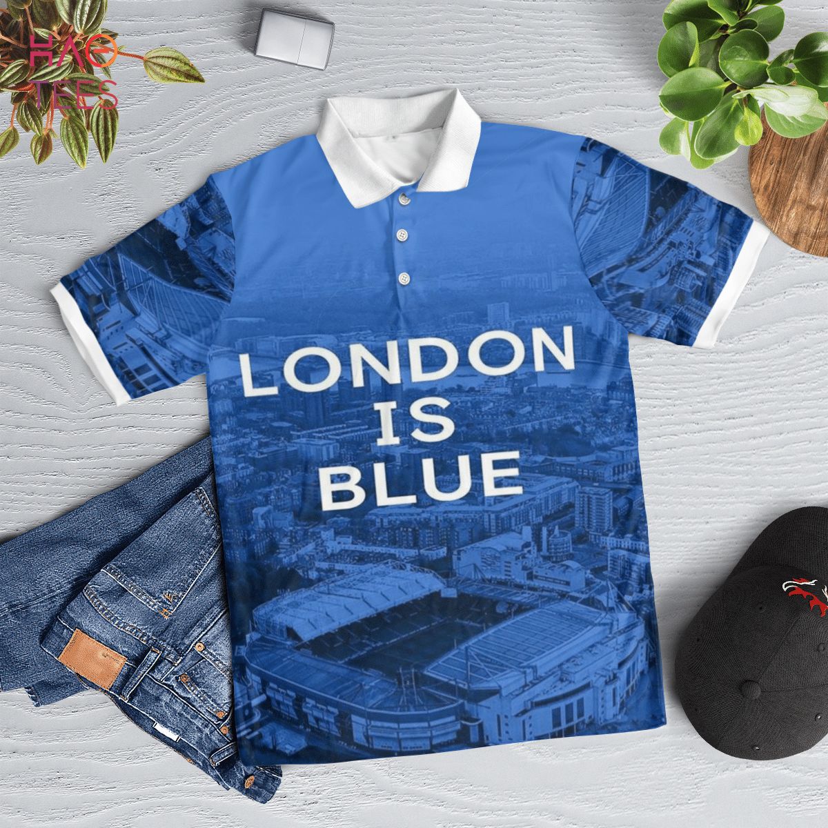 London Is Blue Polo Shirt Black London Is Blue Polo Shirt Black