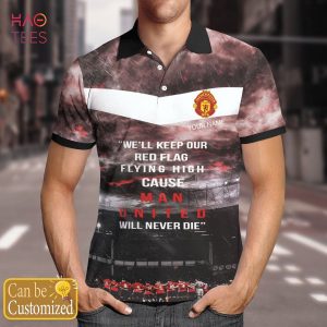 Man United Limited Edition Love For Fan 2022 Polo Shirt Black
