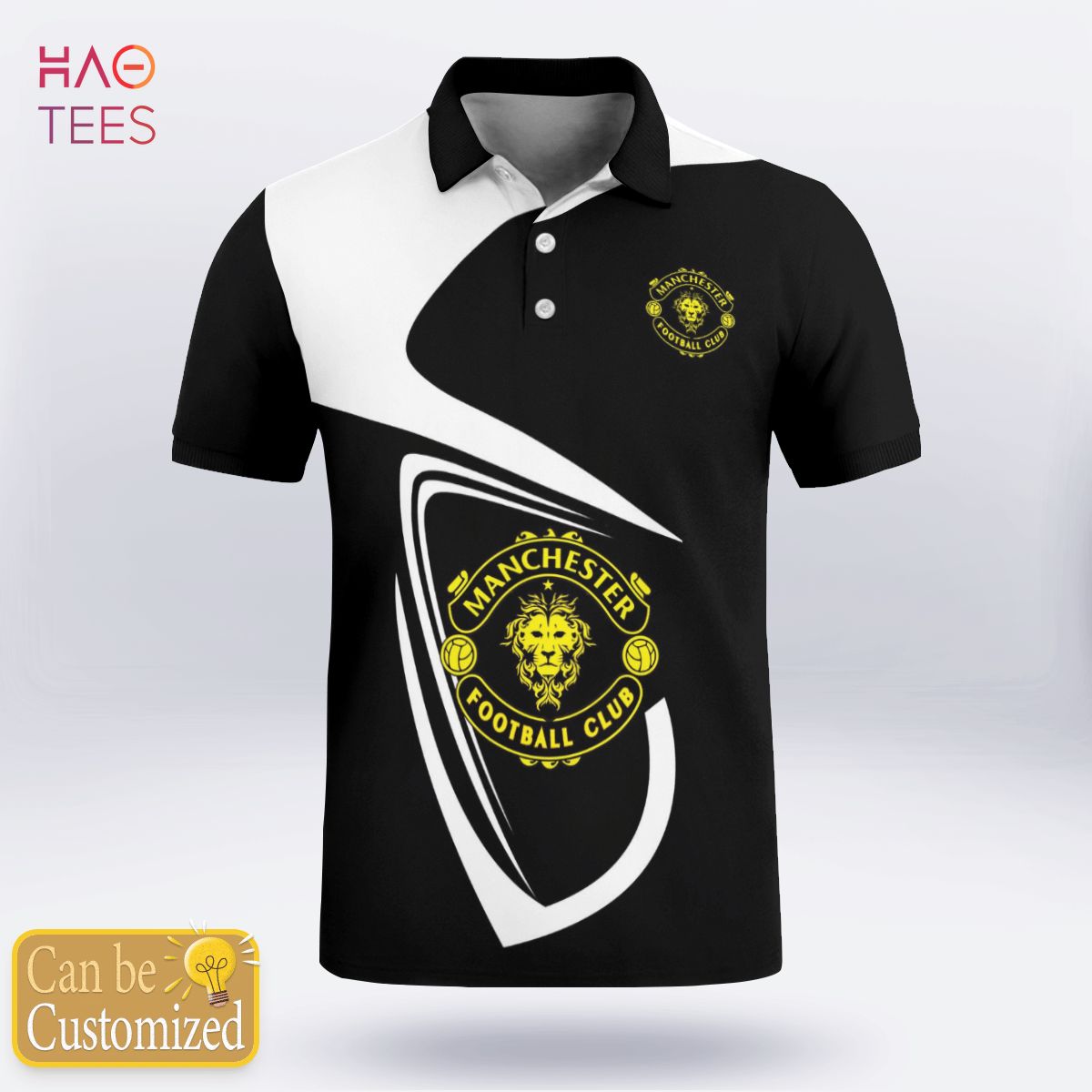 Manchester Club Polo Shirt White Manchester Club Polo Shirt White