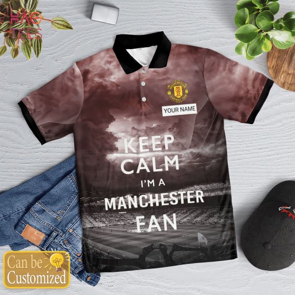 Manchester Football Club Limited 2022 Polo Shirt Black
