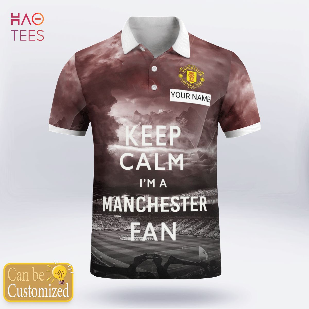 Manchester Football Club Limited 2022 Polo Shirt Black Manchester Football Club Limited 2022 Polo Shirt Black