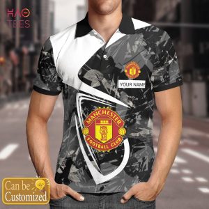 Manchester In My Heart Polo Shirt Black