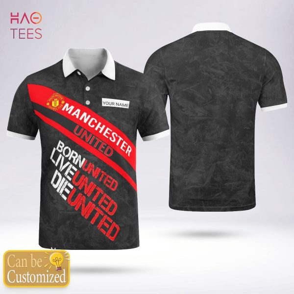 Manchester Is Love Forever Polo Shirt Black