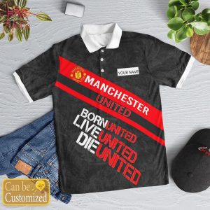 Manchester Is Love Forever Polo Shirt Black