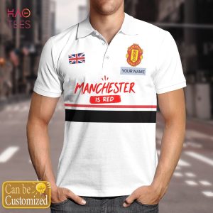 Manchester United Is Red 2022 Polo Shirt Black