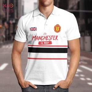 Manchesteris Red Polo Shirt Black