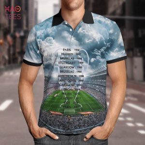 Real Madrid Champion2022 Polo Shirt Black