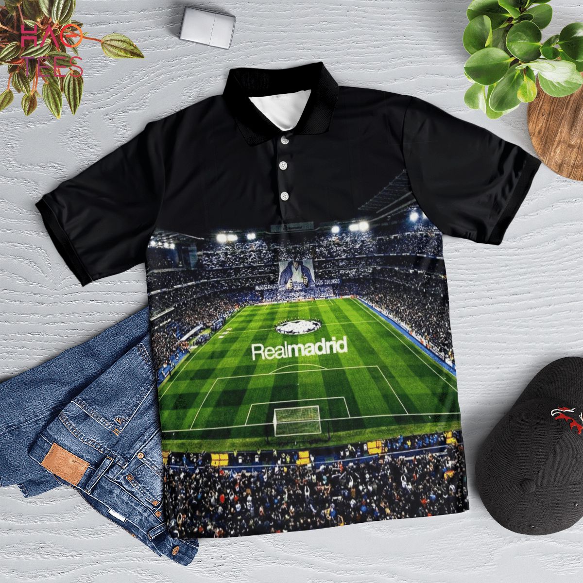 Real Madrid Limited For Fan 2022 Polo Shirt Black