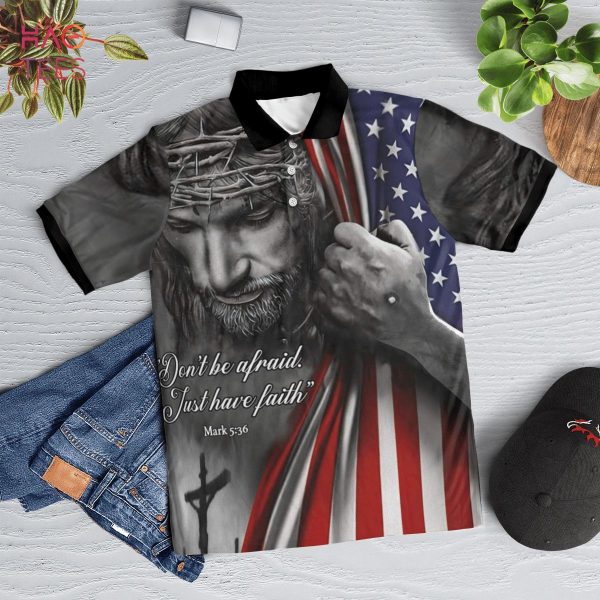 The God Of American Polo Shirt Black