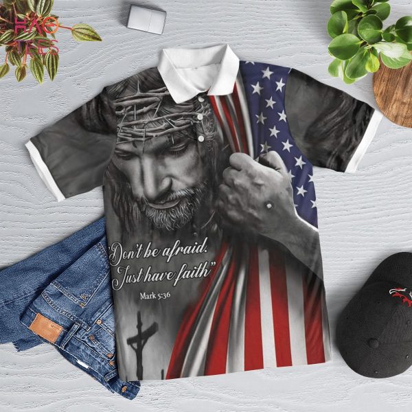 The God Of American Polo Shirt Black