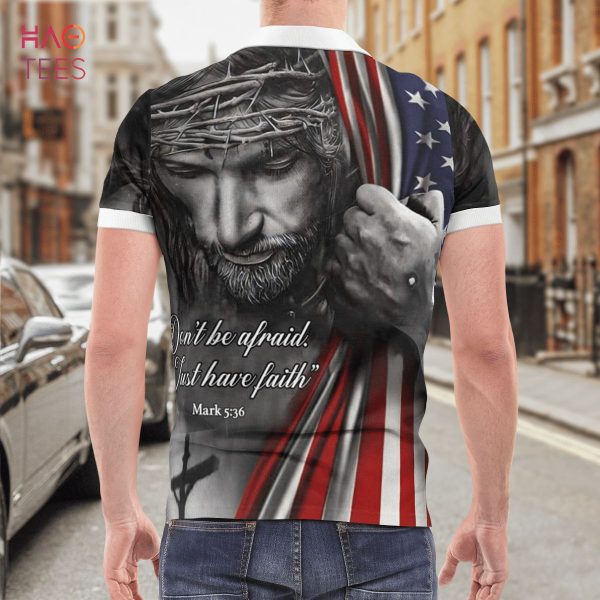 The God Of American Polo Shirt Black