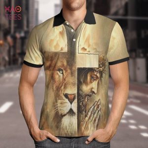 The Lion Of God Polo Shirt Black