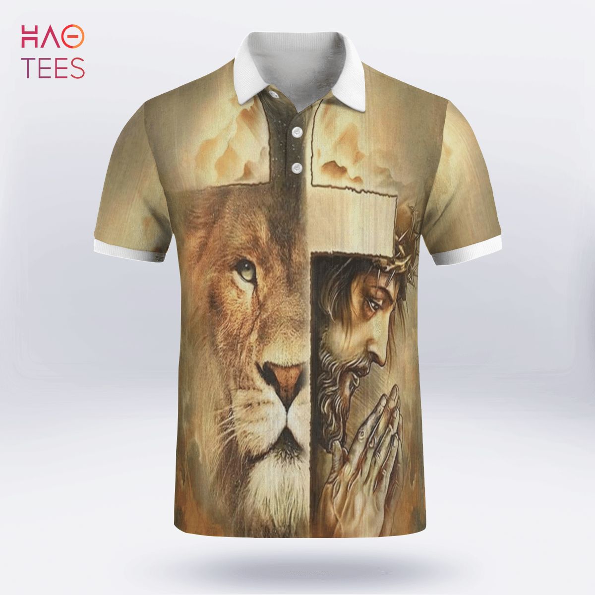 The Lion Of God Polo Shirt Black The Lion Of God Polo Shirt Black