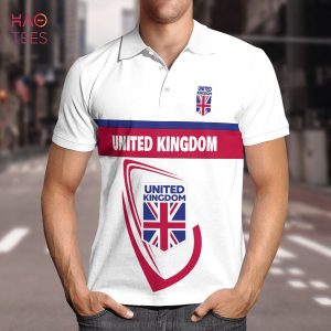 United Kingdom Love 2022 Polo Shirt Black