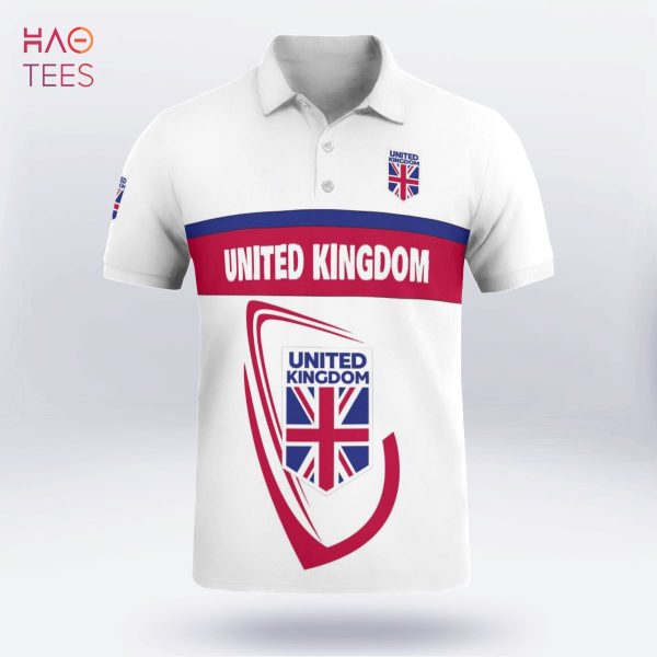 United Kingdom Love 2022 Polo Shirt Black