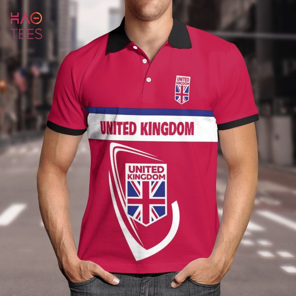 United Kingdom Love 2022 Polo Shirt Black