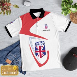 United Kingdom Love Polo Shirt White For Men