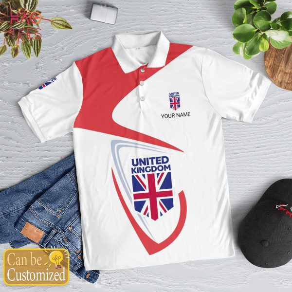 United Kingdom Love Polo Shirt White For Men