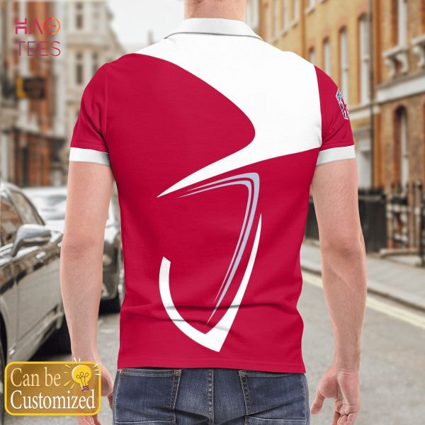 United Kingdom Nation Love Polo Shirt White For Men