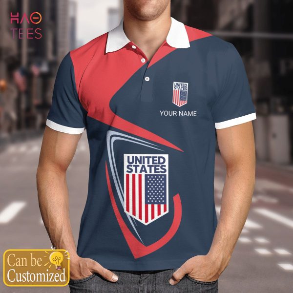 United State Love Nation Love Polo Shirt White For Men