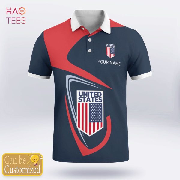 United State Love Nation Love Polo Shirt White For Men