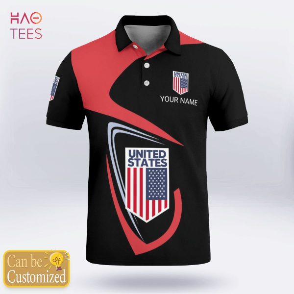 United State Love Nation Love Polo Shirt White For Men