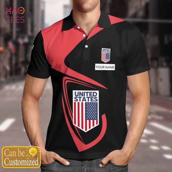 United State Love Polo Shirt White For Men