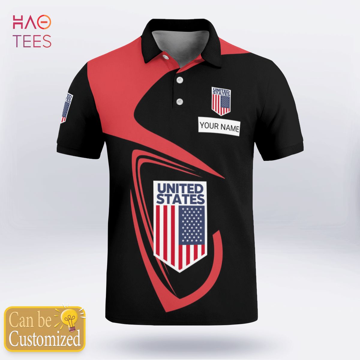 United State Love Polo Shirt White For Men United State Love Polo Shirt White For Men