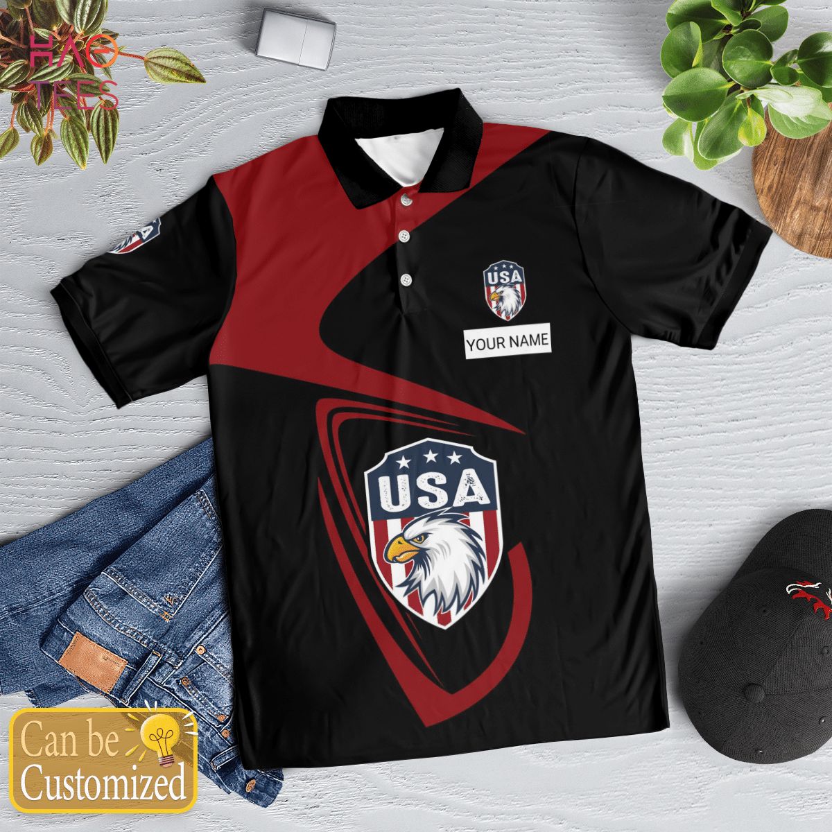 United State Nation Love Polo Shirt White For Men United State Nation Love Polo Shirt White For Men