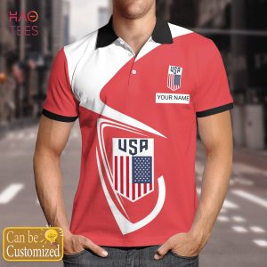 United State World Cup 2022 Polo Shirt Black