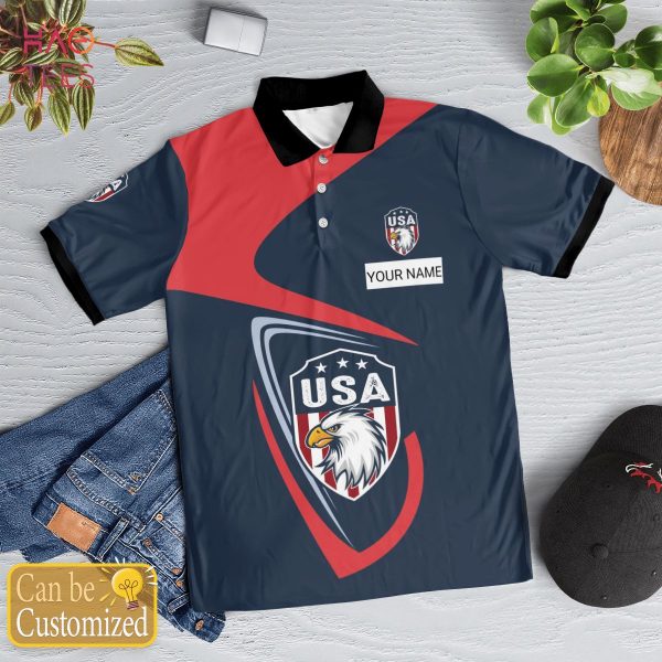 Usa Nation Limited Polo Shirt Black