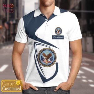 Veteran United State Polo Shirt White