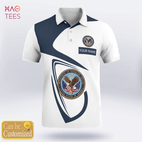 Veteran United State Polo Shirt White