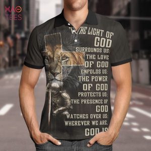 Warrior Lion Of Judah Polo Shirt Black
