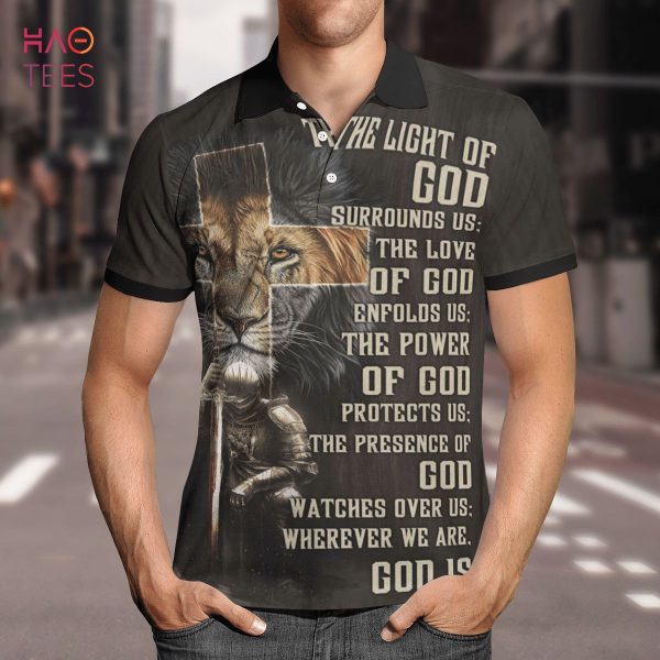 Warrior Lion Of Judah Polo Shirt Black