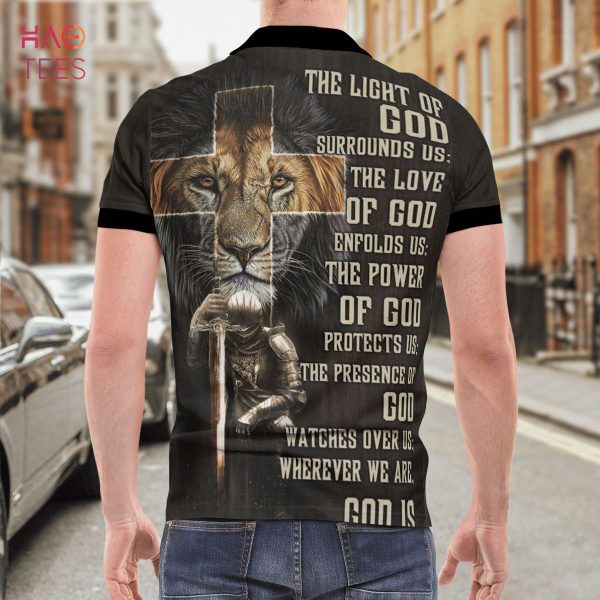 Warrior Lion Of Judah Polo Shirt Black