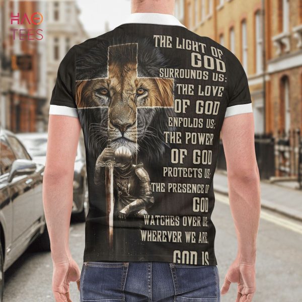 Warrior Lion Of Judah Polo Shirt Black