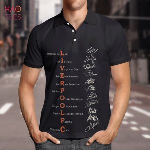 You Never Walk Alone Polo Shirt Black