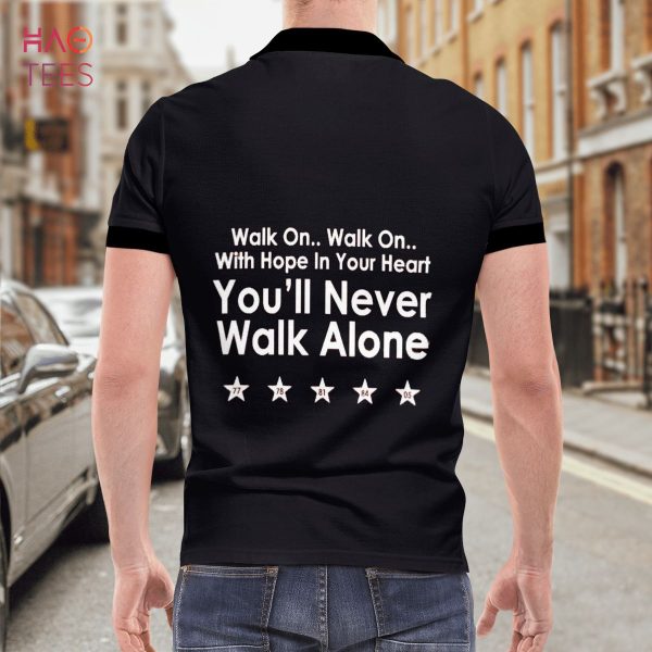 You Never Walk Alone Polo Shirt Black