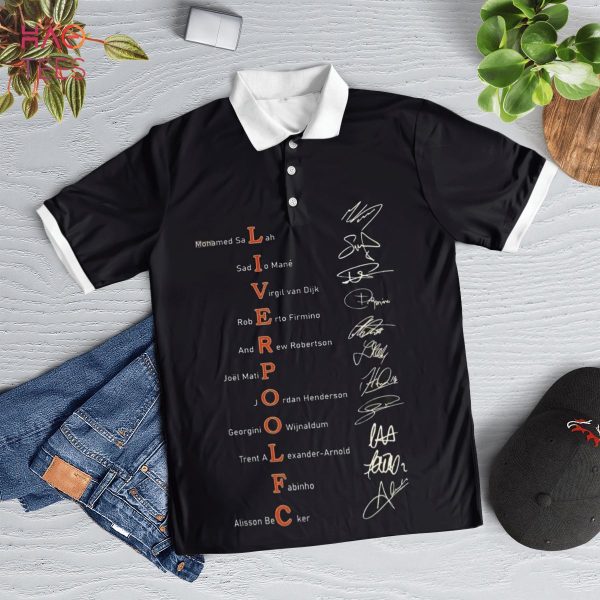 You Never Walk Alone Polo Shirt Black
