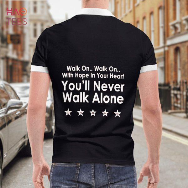You Never Walk Alone Polo Shirt Black