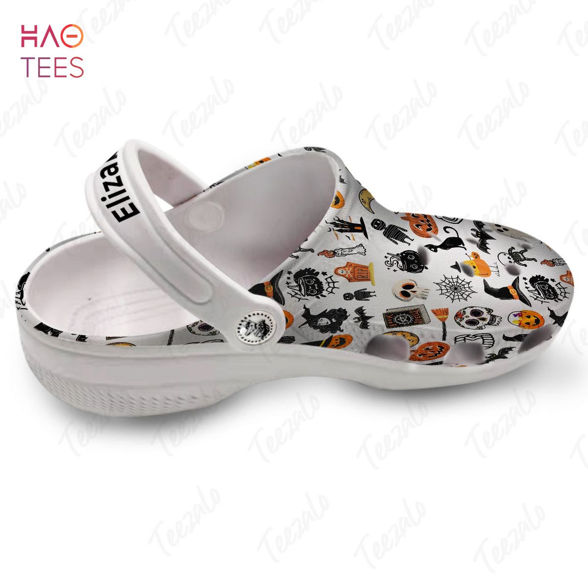 Happy Halloween Personalized Clogs Shoes Happy Halloween Personalized Clogs Shoes
