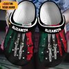 Mexican Symbols Clogs Shoes