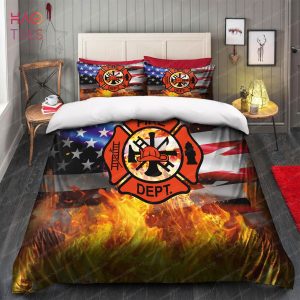 American Flag Firefighter Bedding Sets