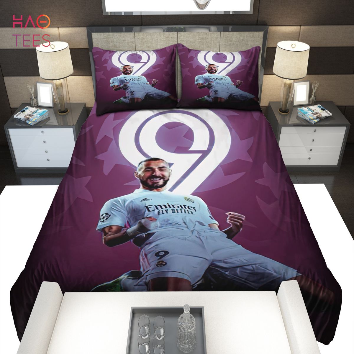 Benzema Legend Real Madrid Laliga 2022 Bedding Sets Benzema Legend Real Madrid Laliga 2022 Bedding Sets
