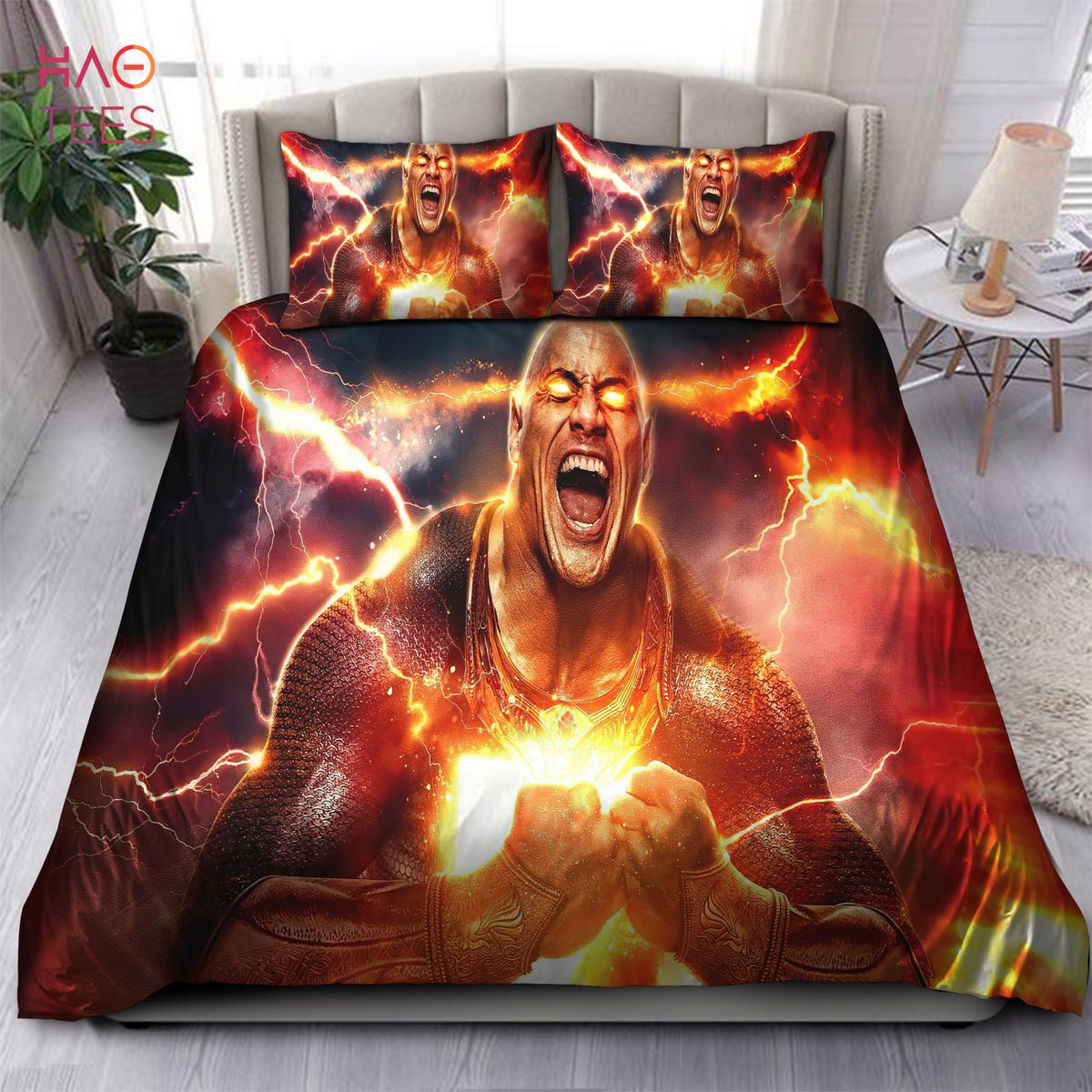 So beautiful with Black Adam 2022 Dwayne Johnson Bedding Sets ...