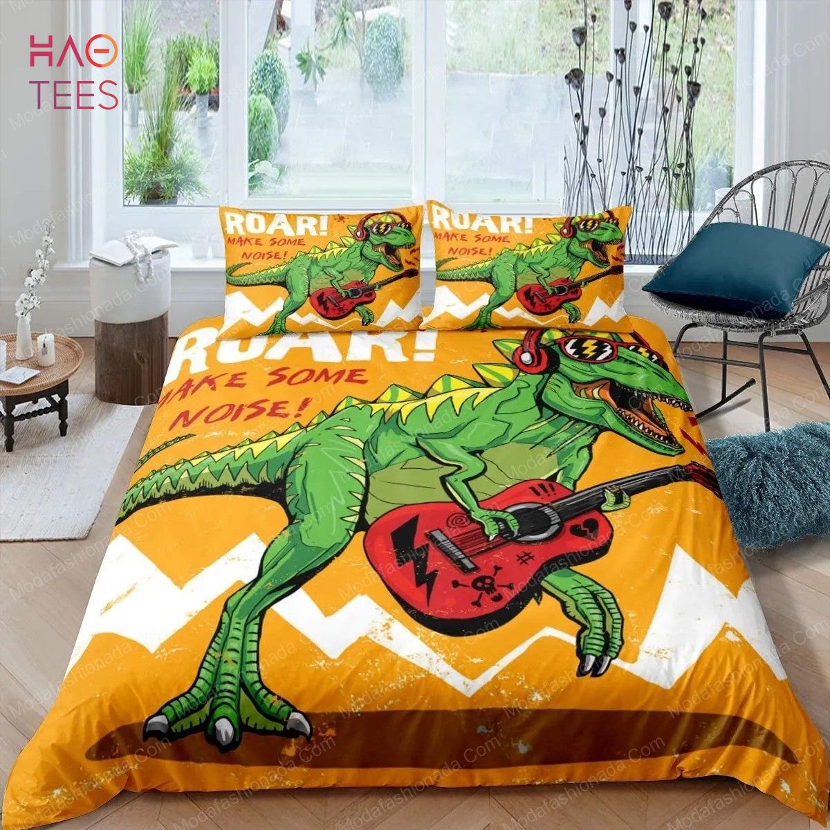 Dinosaur Listen Guitar Kids 217 Bedding Sets Dinosaur Listen Guitar Kids 217 Bedding Sets