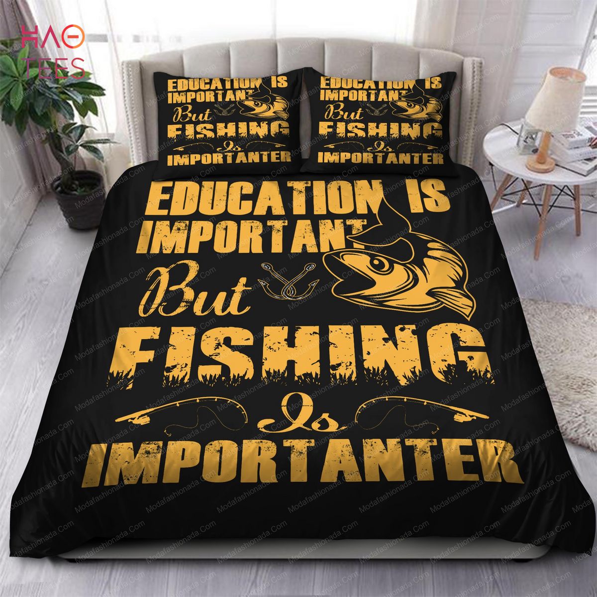 Education Is Important But Fishing Is Importanter Bedding Sets Education Is Important But Fishing Is Importanter Bedding Sets