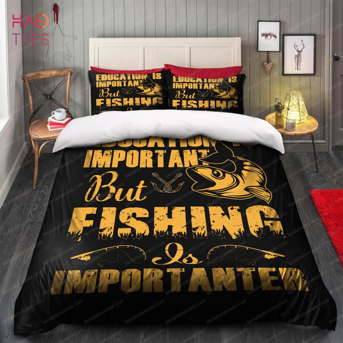 Education Is Important But Fishing Is Importanter Bedding Sets Education Is Important But Fishing Is Importanter Bedding Sets