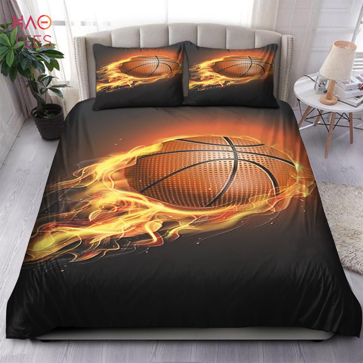 Flaming Basketball Bedding Sets Flaming Basketball Bedding Sets